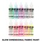 Tulip Puff Paint Glow, Multi-Surface Craft Paint, .75 fl. oz. 10 Pack